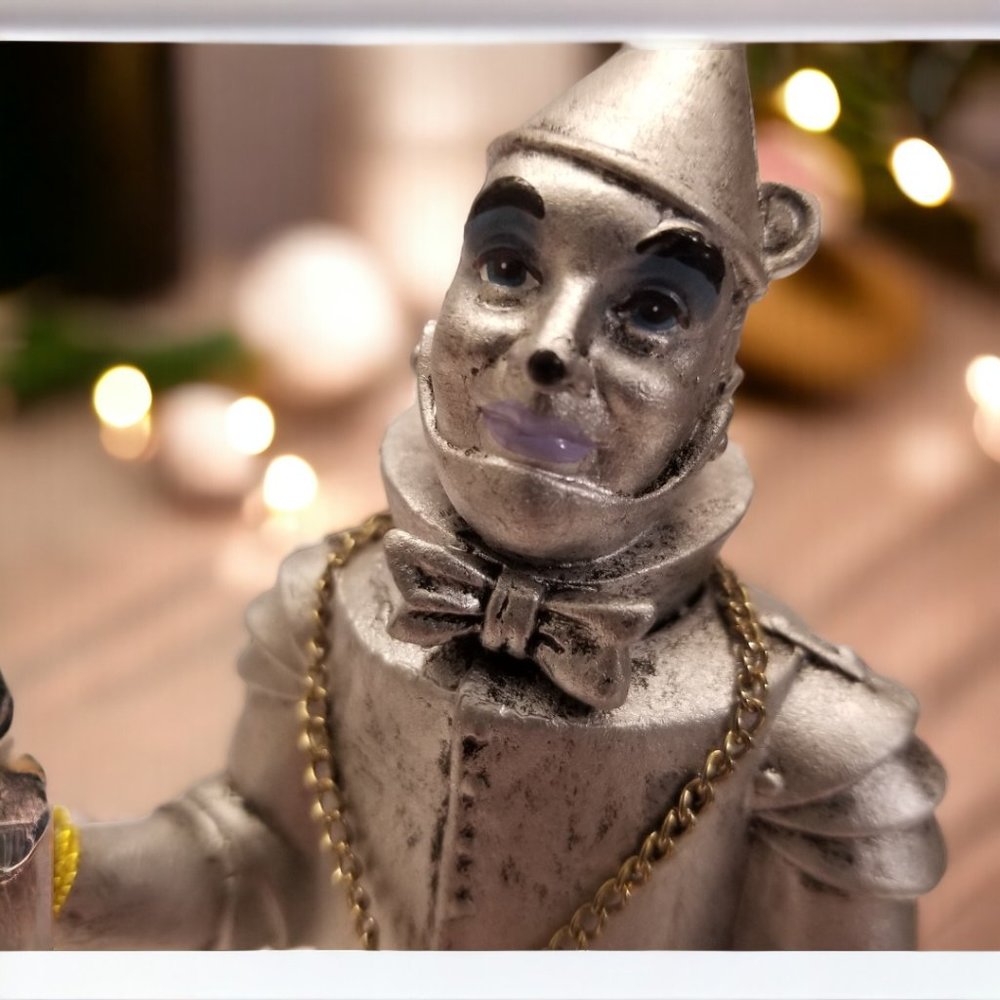 Vintage 1998 Wizard of Oz Tin Man Figurine Kurt S Adler/Turner Ent. Collectible - Picture 10 of 14